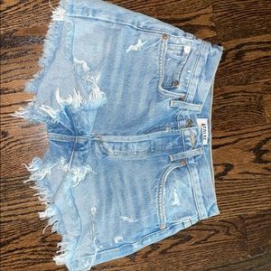 NWOT AGOLDE denim shorts size 23
